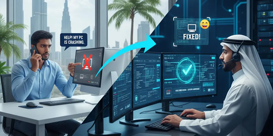 How Corporate Desktop Support Works in Dubai